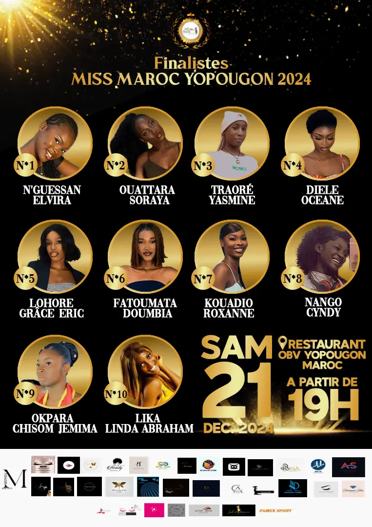 Finalistes Miss Maroc 1